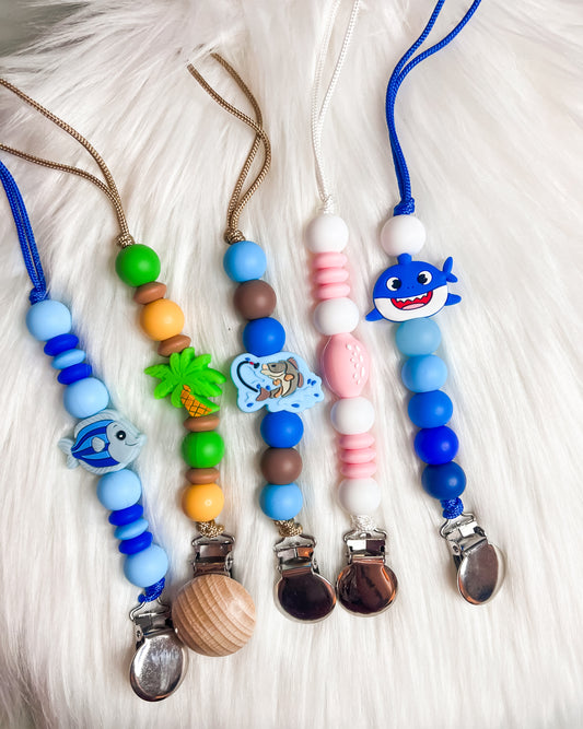 MORE! Summer Bash Pacifier Clips