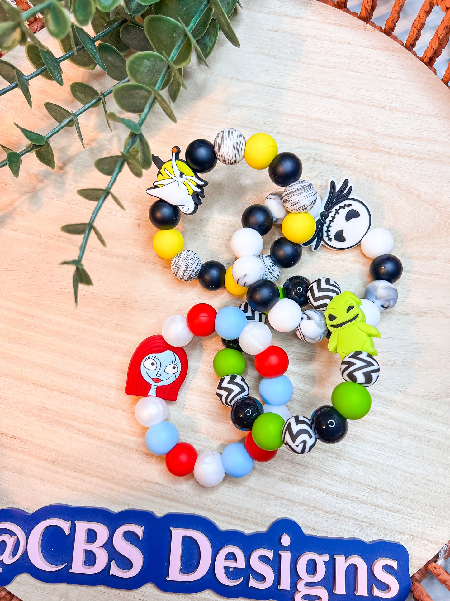 Nightmare Before Christmas 4 Ring Teether