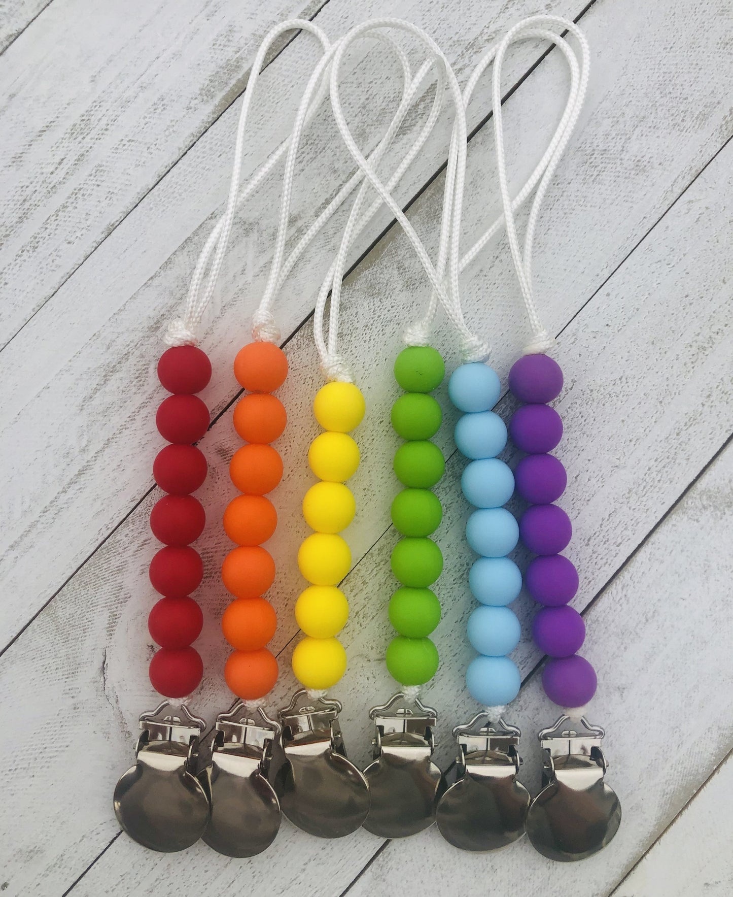 Colors from left to right: Red, Orange, Yellow, Green, Blue, Purple Create your own design by choosing “Mix” and leaving your colors/pattern in Notes at checkout!