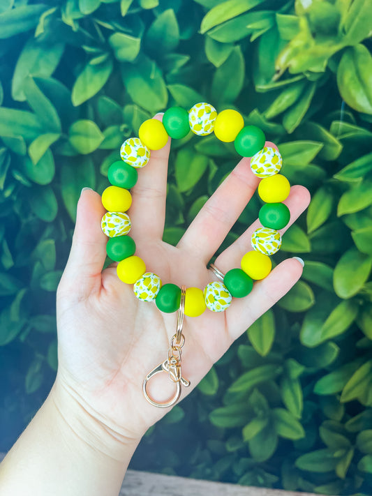 Lemon Squeeze Key Wristlet