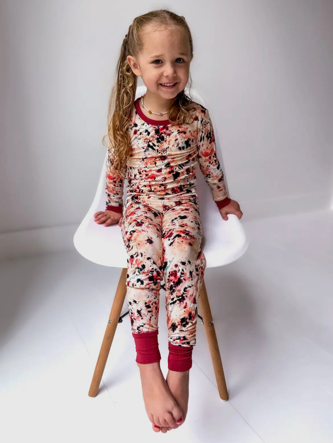 Mosaic Bamboo Two-Piece Pajama Set