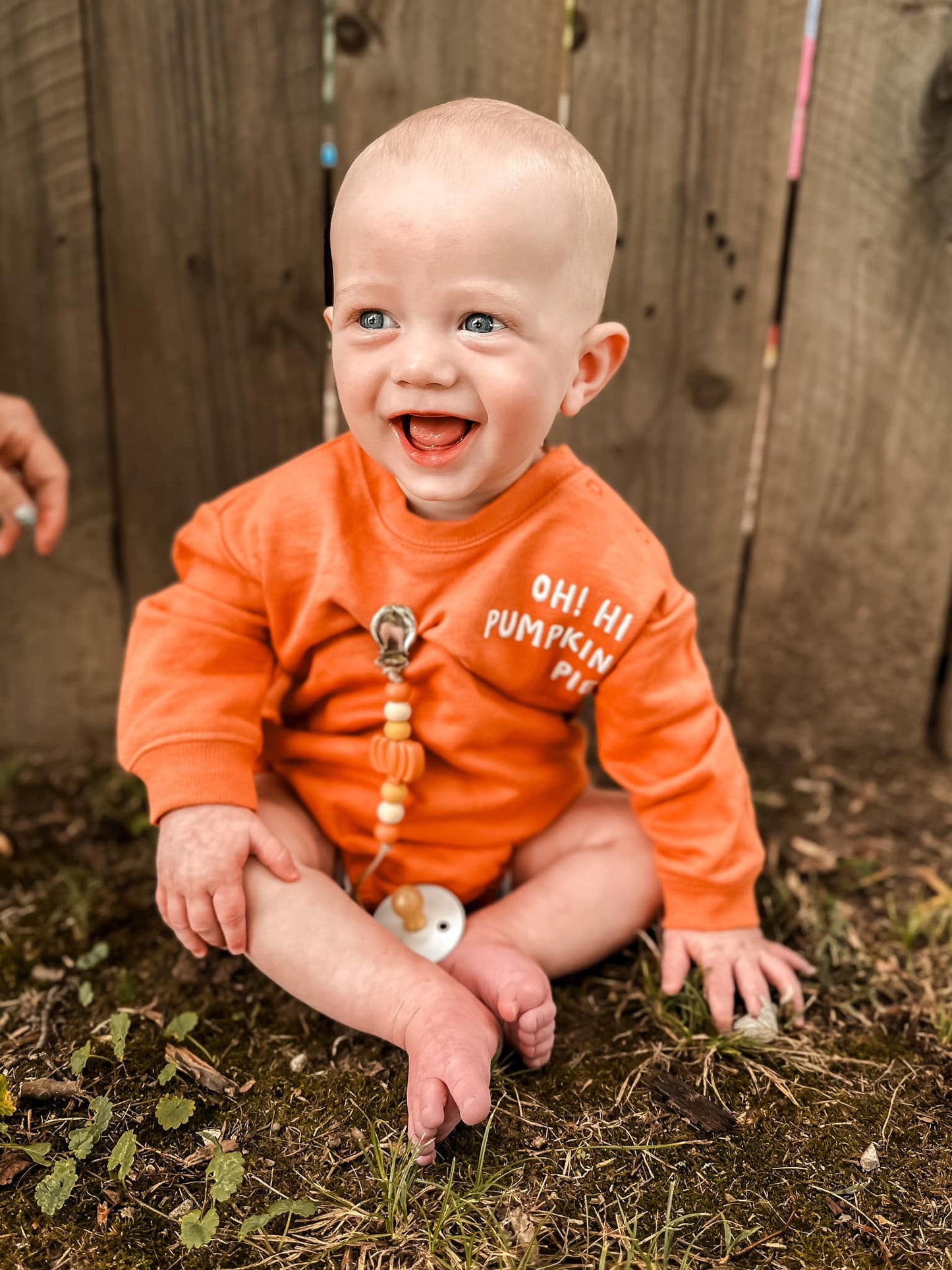 Pumpkin Spice Pacifier Clip