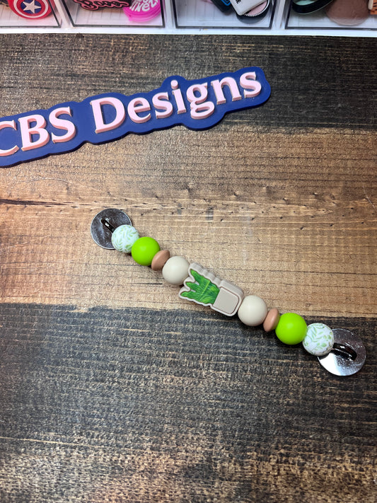 SALE - Greenery Kindle / Phone Strap