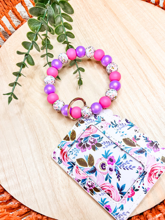 Floral Wristlet + Wallet