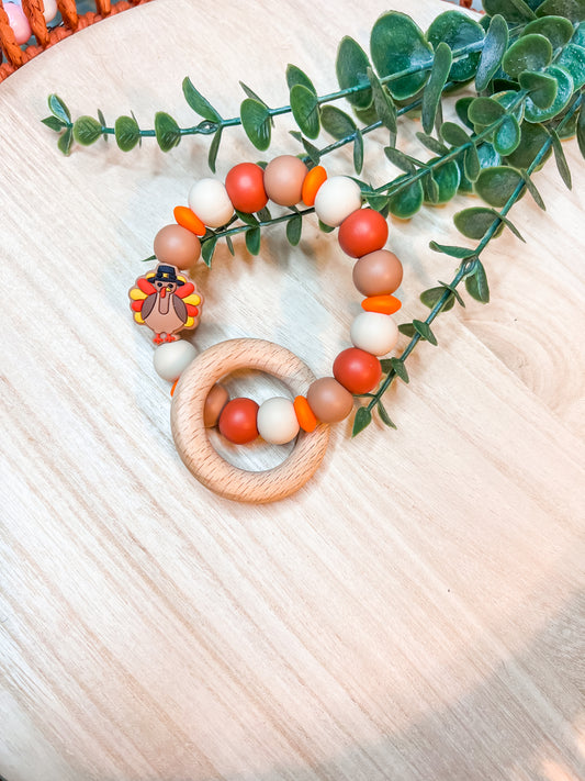 Turkey Large Ring with Wood