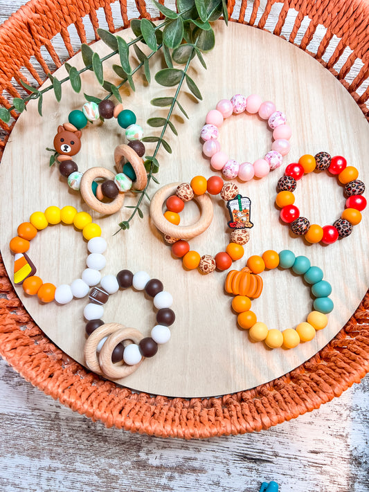 Fall Teething Rings