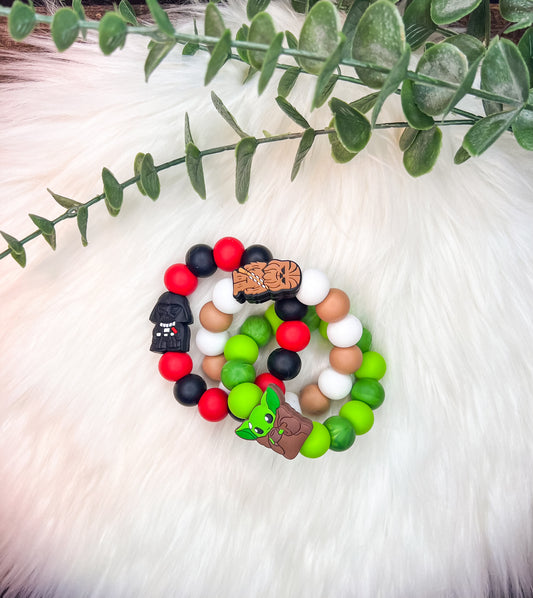 May the 4th - Triple Intertwined Teething Ring