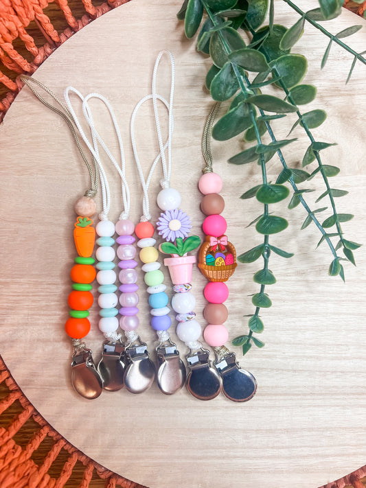 Easter Pacifier Clips