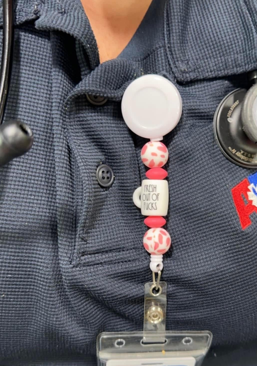 HOW TO ADD BEADS TO A BADGE REEL