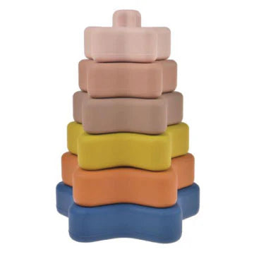 Silicone Star Stacking Toys * MORE COLORS