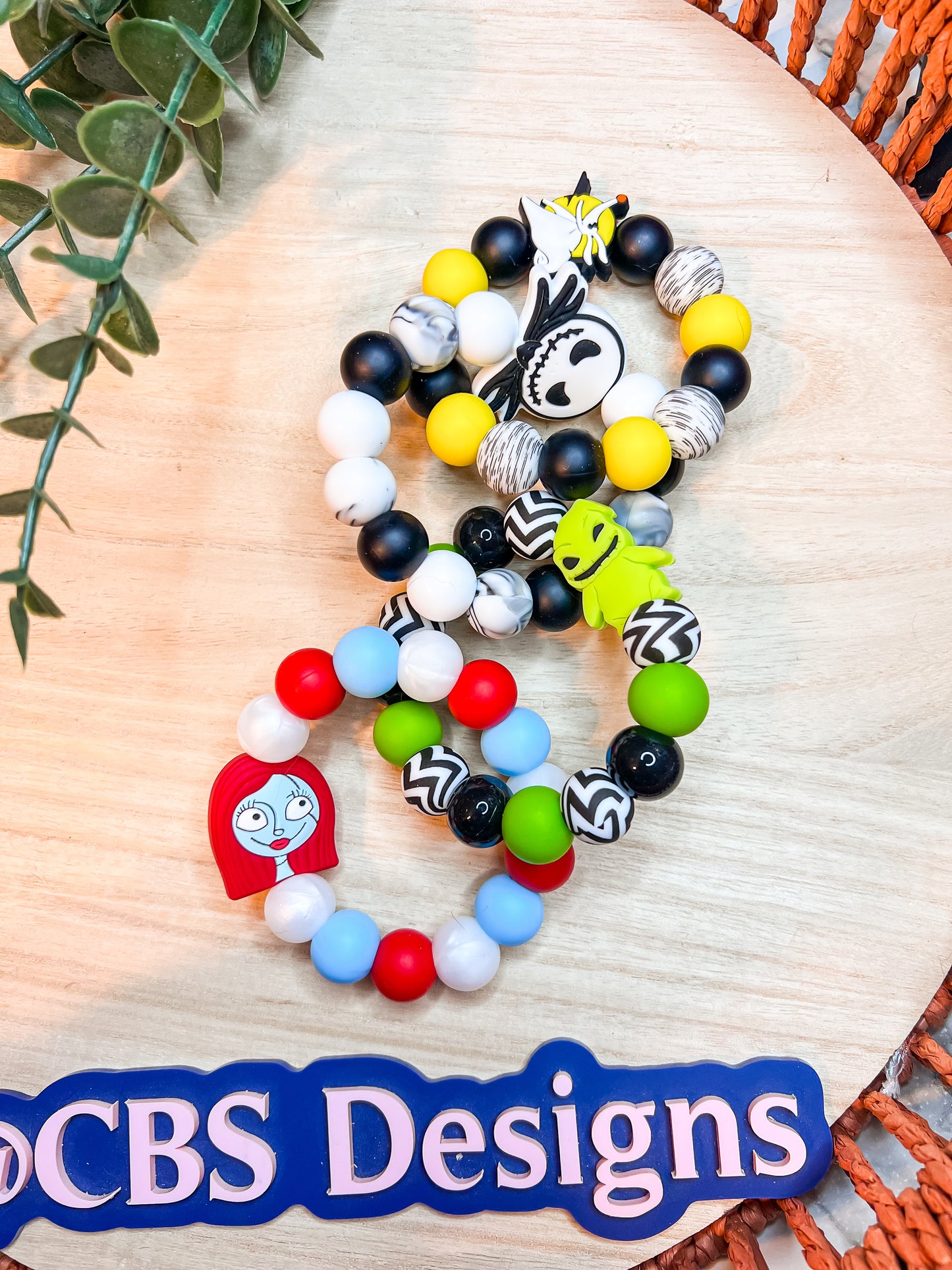 Nightmare Before Christmas 4 Ring Teether