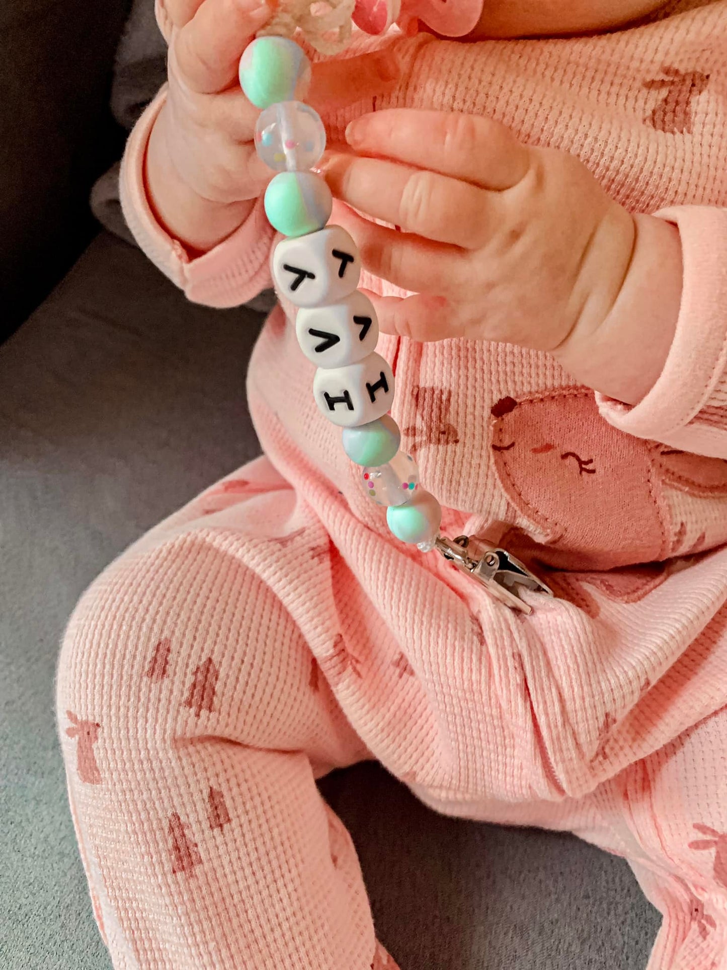 Name Pacifier Clip Collection