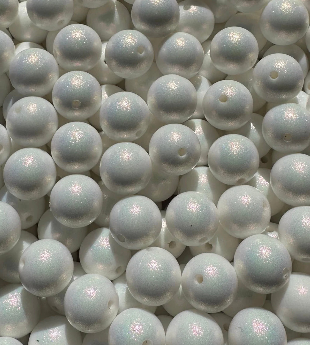 Girly Neutral/ Shimmer White Beads Collection